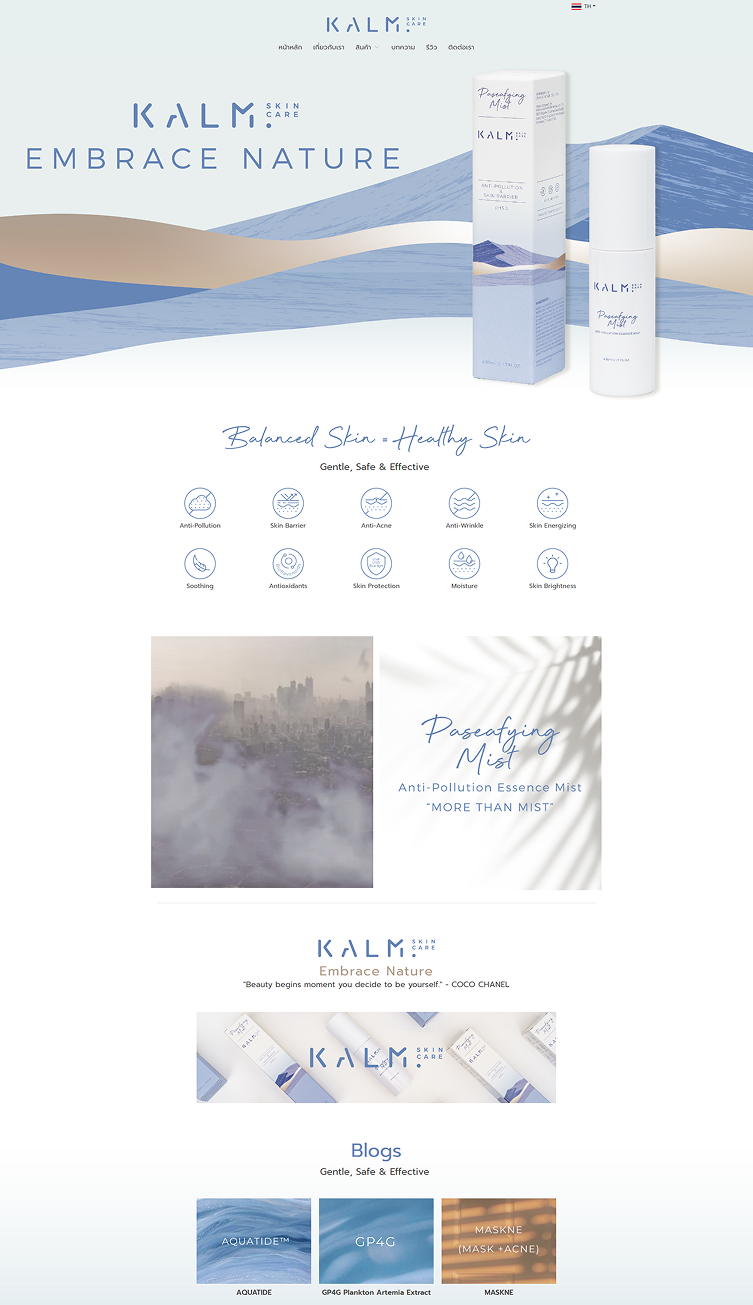 ตัวอย่างเว็บไซต์ 1